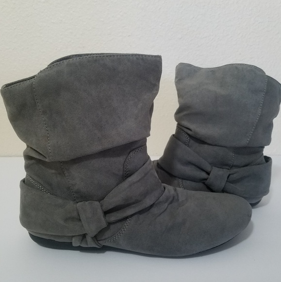 report gray booties